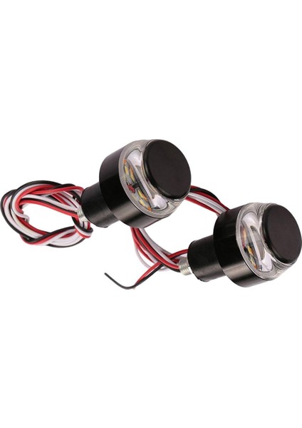 Motosiklet Gidon Dönüş Sinyali Kavrama Çubuğu LED Fiş Strobe Yan Marker Işık (Yurt Dışından)