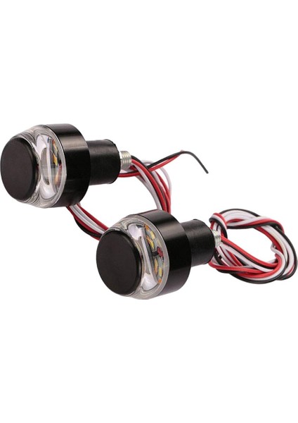 Motosiklet Gidon Dönüş Sinyali Kavrama Çubuğu LED Fiş Strobe Yan Marker Işık (Yurt Dışından)