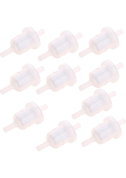 10 x Evrensel Benzinli Inline Yakıt Filtresi Büyük Araba Parçası Fit 6mm Borular
