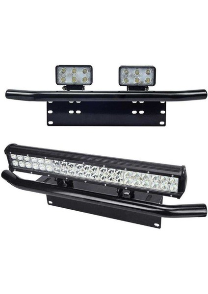 LED Işık Çubuğu Montaj Braketi Ayarlanabilir ve Plaka Braketi Siyah fırsatları