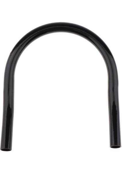 Ukswept Siyah Cafe Racer Retro Koltuk Çerçeve Hoop Loop Sonu 210MM