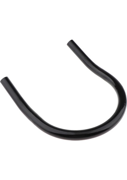 Ukswept Siyah Cafe Racer Retro Koltuk Çerçeve Hoop Loop Sonu 210MM