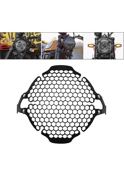 Tüm Ducati Scrambler 1100 800 Için Motosiklet Far Metal Koruyucu Kapak fırsatları