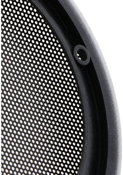 Hoparlör Dekoratif Daire Subwoofer Izgara Kapak Koruyucu Mesh Gümüş 6 Inç