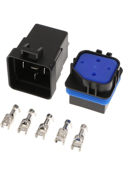 12V 40A Araba Alarmları ve Farlar Kontrolü Için Su Geçirmez Entegre Röle