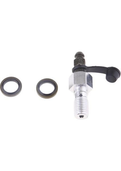 Alüminyum Alaşım Banjo Bolt ve Blow Meme / Vida M10 x 1.25MM Gümüş