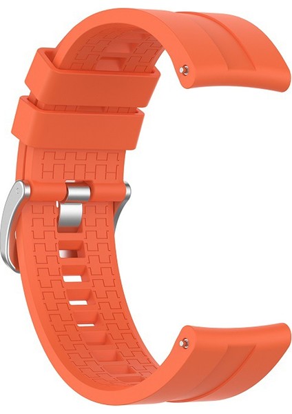 Honor Watch Magic 2 (46MM) Uyumlu 22MM Silikon Kordon Turuncu