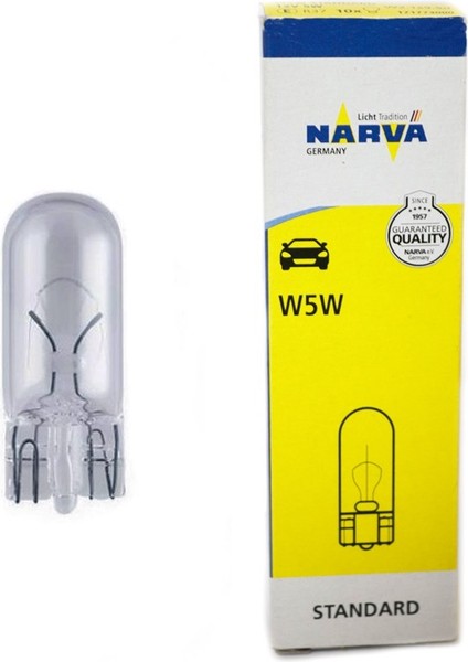 12V 5W Dipsiz Ampul Narva 10'LU PAKET