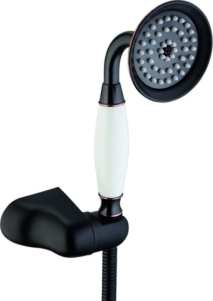 Askılı Duş Takımı Siyah Beyaz Retro DST29-O