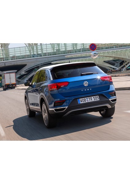 Vw Volkswagen T-Roc Troc 2018-2023 Arka Cam Silecek Kolu Takımı Kol Kapak Silgi 5F3955707