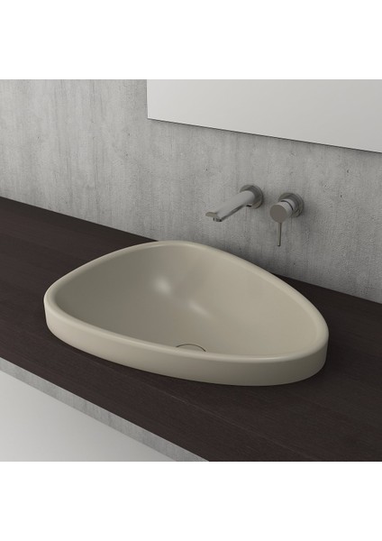 Etna Tezgah Üstü Lavabo 58 cm Mat Kaşmir 1112-011-0125