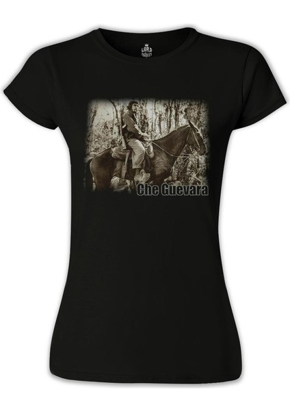 LordT-Shirt Che Guevara 1 Siyah Bayan Tshirt