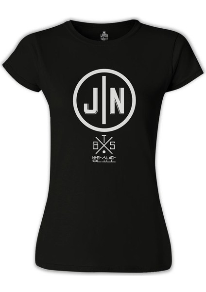 LordT-Shirt Bts - Jin Siyah Bayan Tshirt