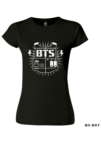 LordT-Shirt Bts Logo Siyah Bayan Tshirt fiyatları