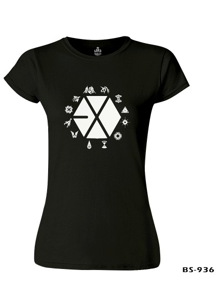 LordT-Shirt Exo - Exo Land Siyah Bayan Tshirt fiyatları