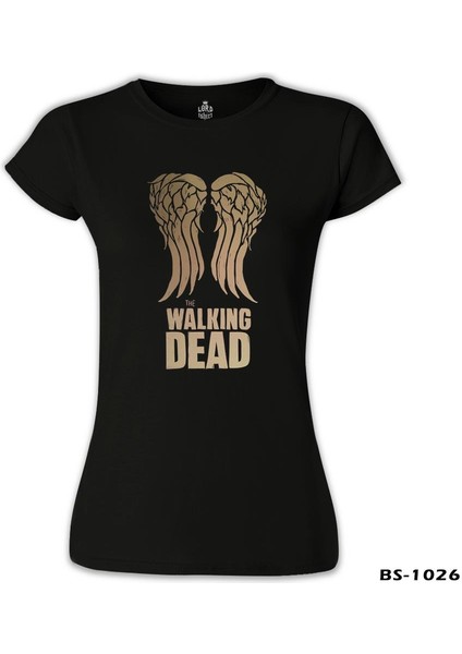 LordT-Shirt The Walking Dead - Wings Siyah Bayan Tshirt fiyatları
