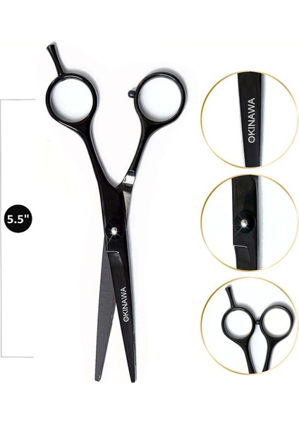 Profesyonel Berber Kuaför Saç Kesim Makası 5.5" No 24
