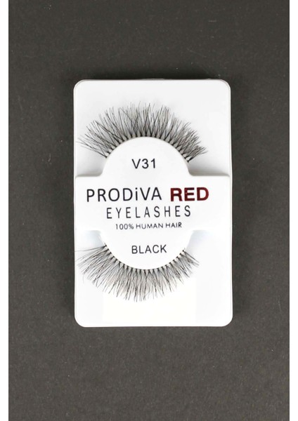 Red V31 Eyelashes 12'li Bütün Takma Kirpik