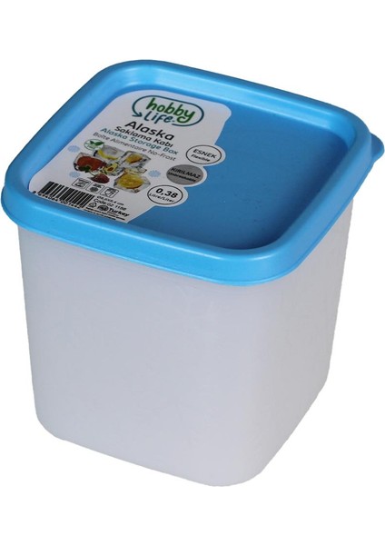 Alaska Nofrost Saklama Kabı 0,38 Litre Mavi