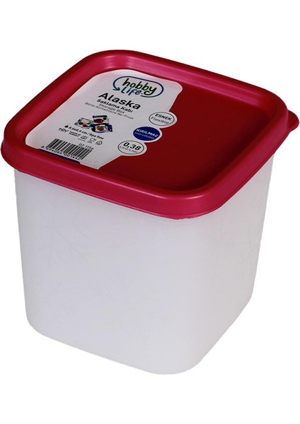 Alaska Nofrost Saklama Kabı 0,38 Litre Fuşya