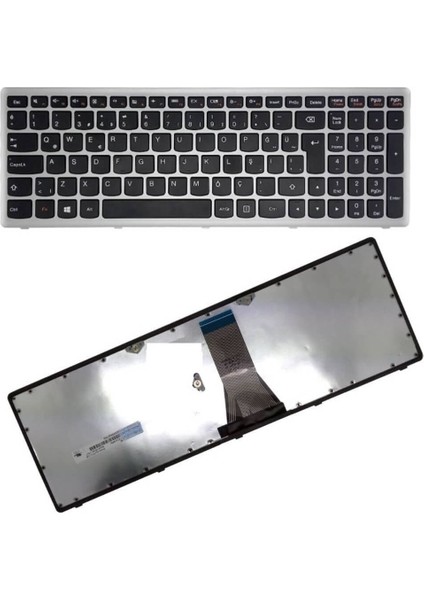 Lenovo Ideapad Z510 20287 Notebook Klavye Tuş Takımı-Silver
