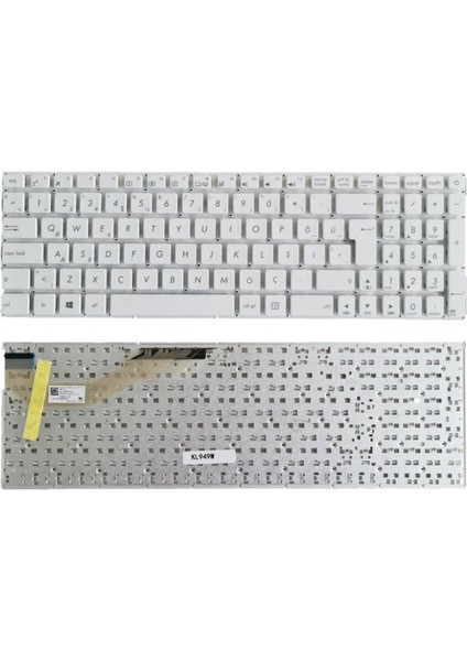 Asus F540L,F540LA, F540LJ Notebook Klavye Tuş Takımı-Beyaz