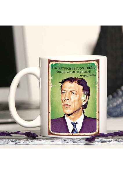 Retro Tasarım Mahmut Hoca Kupa Bardak