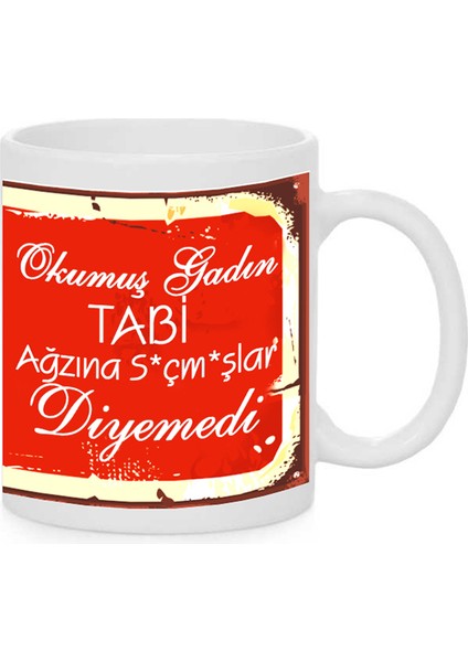 Retro Tasarım Incinmişsin Kupa Bardak