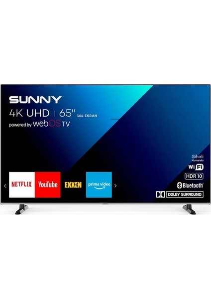 SN65FMN240 65" 165 Ekran Uydu Alıcılı 4K Ultra HD webOS Smart LED TV