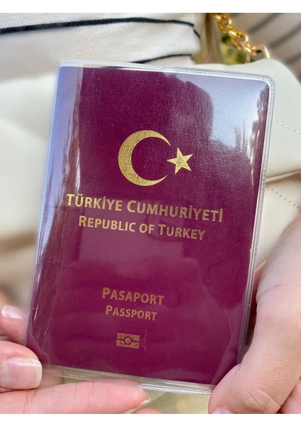 3 Adet Şeffaf Pasaport Kılıfı Pasaport Koruma Kabı Universal Model Tüm Ülke Pasaportlarına