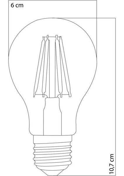 10'lu LED Ampul 6W 6500K E27 ( Beyaz ) ( A60 ) fırsatları