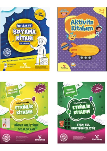 3-6 Yaş Dikkat Geliştirme Seti (Ciltli)