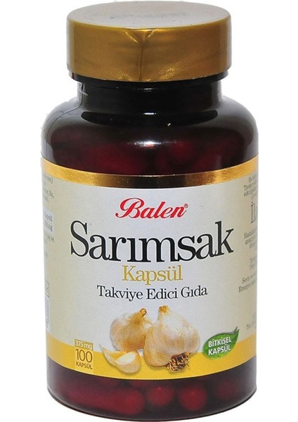 Sarımsak 375MG*100 Kapsül