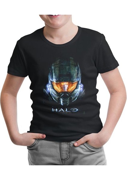 LordT-Shirt Halo Siyah Çocuk Tshirt