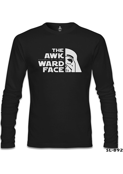 LordT-Shirt Star Wars - Awkwardness Of The Force Siyah Erkek Sweatshirt fiyatları
