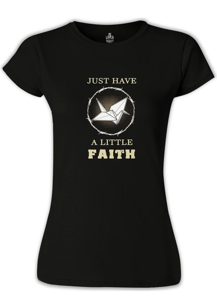 LordT-Shirt Prison Break - Little Faith Siyah Bayan Tshirt