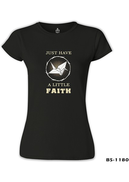 LordT-Shirt Prison Break - Little Faith Siyah Bayan Tshirt