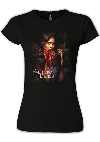 LordT-Shirt Vampire Diaries Siyah Bayan Tshirt