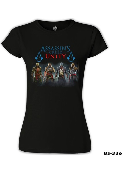 LordT-Shirt Assassin's Creed - Unity Siyah Bayan Tshirt