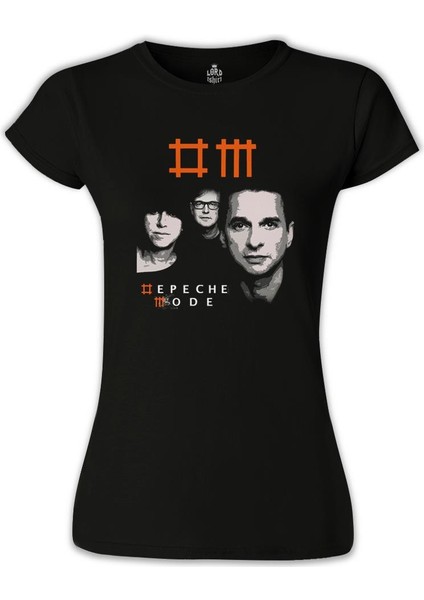 LordT-Shirt Depeche Mode Siyah Bayan Tshirt