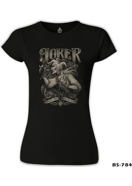 LordT-Shirt Joker Siyah Bayan Tshirt fiyatları