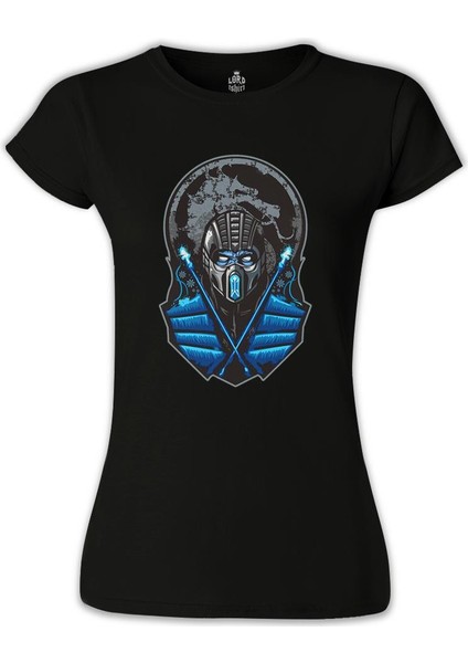 LordT-Shirt Mortal Combat - Sub Zero Siyah Bayan Tshirt