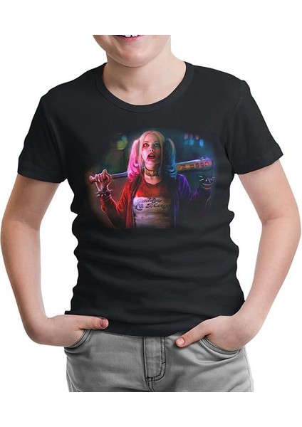 LordT-Shirt Suicide Squad - Daddy's Mons Siyah Çocuk Tshirt