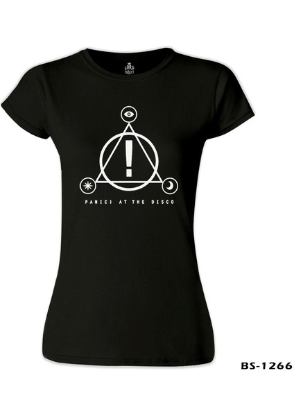 LordT-Shirt Panic At The Disco! - Triangle Siyah Bayan Tshirt