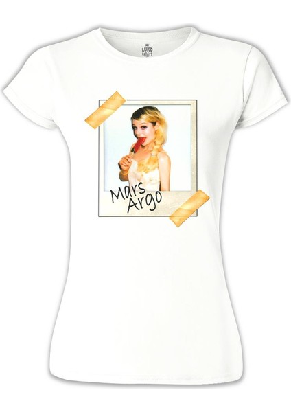 LordT-Shirt Mars Argo - Portrait Beyaz Bayan Tshirt