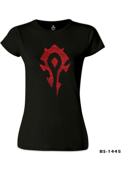 LordT-Shirt World Of Warcraft - Silver Moon Siyah Bayan Tshirt