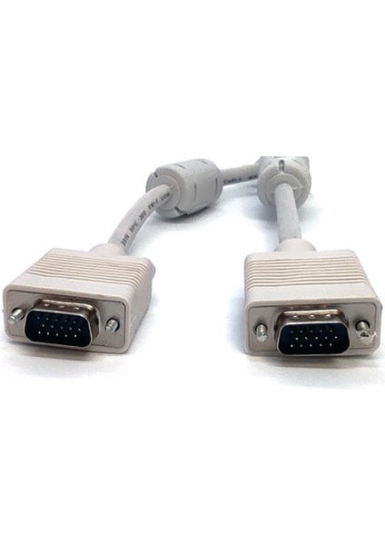 Bc-Dsp-Vg-Mm-20 VGA To VGA 15PIN Erkek-Erkek 3coax AWG28 Ferrıte VGA Kablo 20 mt