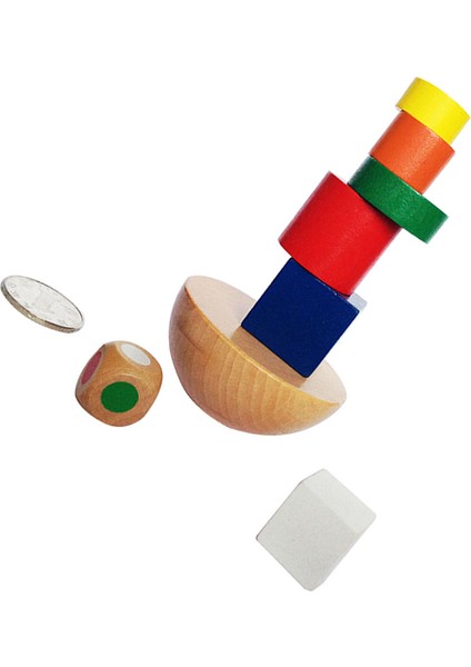 2 Takım Ahşap Dengeleme Oyunu Çocuk Bulmaca Eğitim Buliding Blokları Yaratıcı Oyuncak, 1 Takım Yarım Küre ve 1 Takım Deve (Yurt Dışından) modelleri