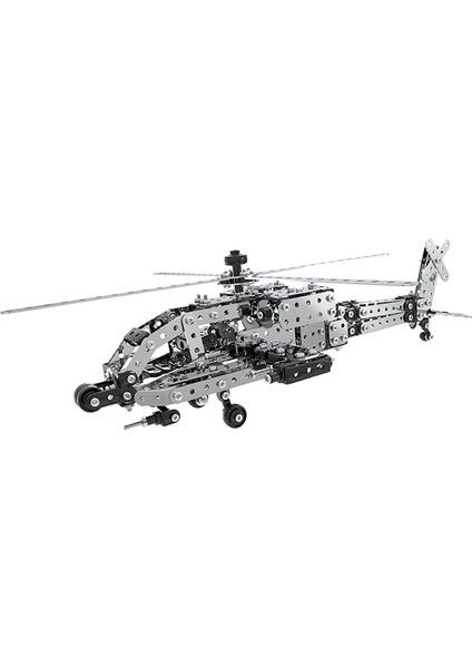 Guangdong Spirit 567 Parça Helikopter Modeli Yapı Taşları -Gümüş (Yurt Dışından)