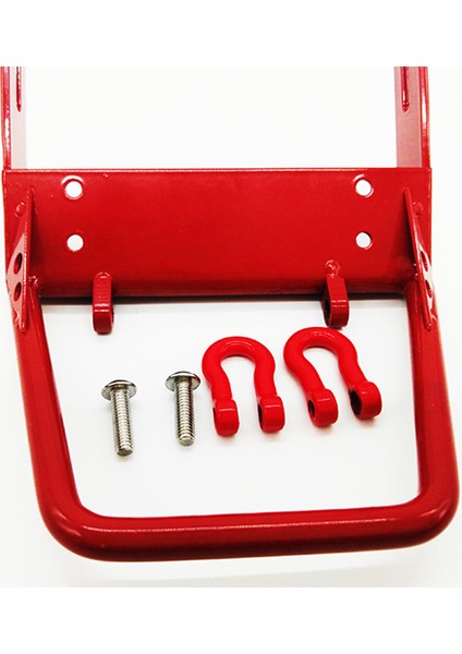 Yalıruı Rc Araba Ön Tampon Alüminyum Alaşımlı Rc Model Parçası Eksenel SCX10 Jeep Wrangler Ön Tampon Metal (Yurt Dışından)